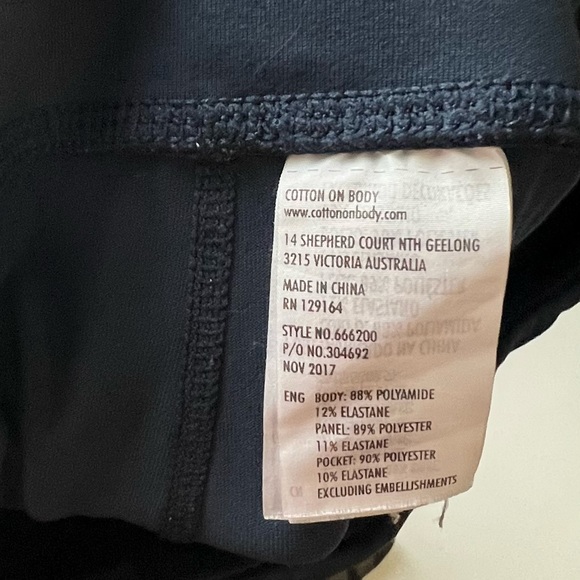 CottonOn Women Sport Pace high waist color blocked cropped leggings - Picture 5 of 5